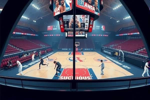 NBA录像中的詹姆士，篮球巨星的风采