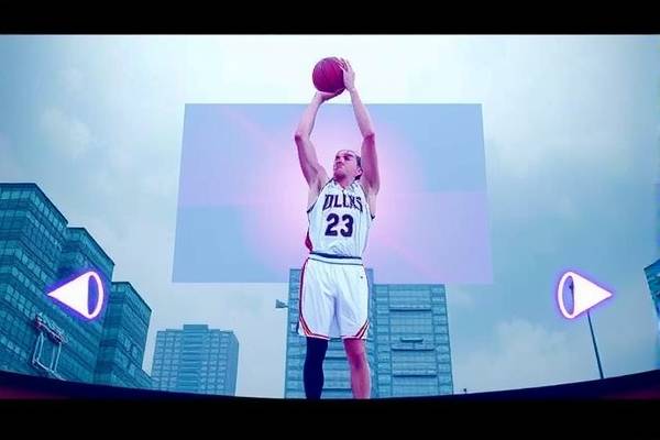 NBA录像中的童声，梦想与激情的交织